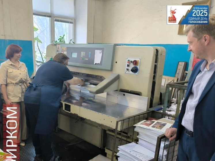 Более 3,5 млн бюллетеней напечатали к выборам депутатов Воронежской облдумы