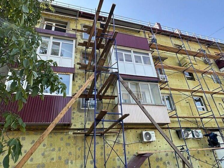 Жилье в Перевальском районе ЛНР восстанавливается силами строителей из Оренбурга