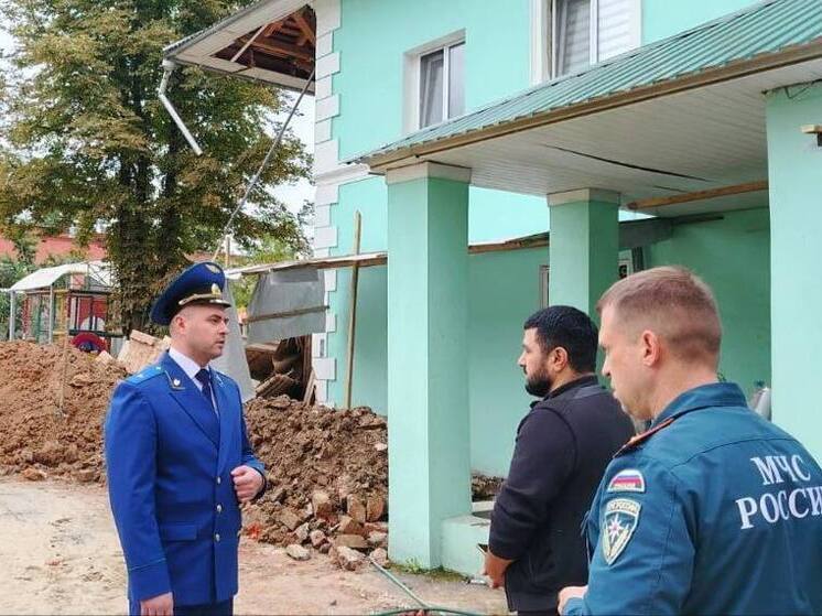 В Калуге прокуратура проверяет наличие обрушений в центре реабилитации для детей-инвалидов