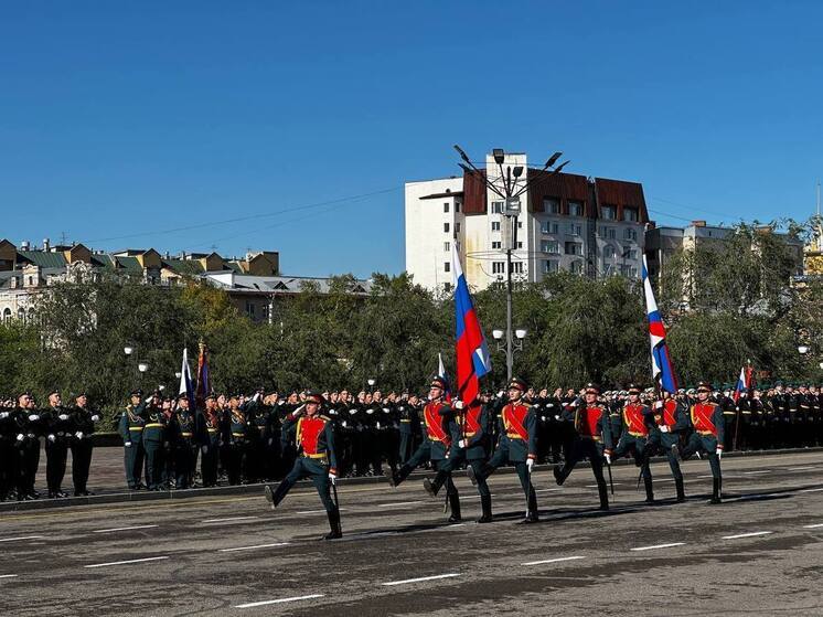 Парад в честь 80-летия окончания Второй мировой войны начался в Чите