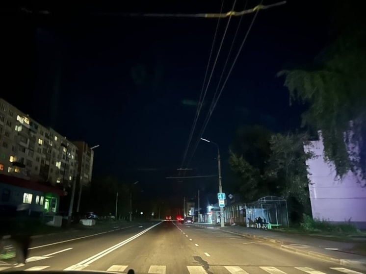 В Орле улица Паровозная погрузилась во тьму