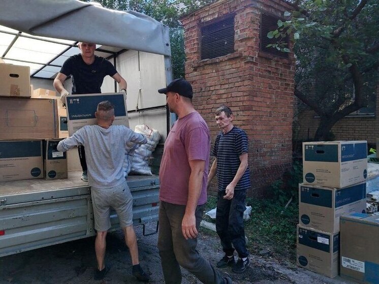 Детские дома и приюты в ДНР получили гумпомощь из Волгоградской области