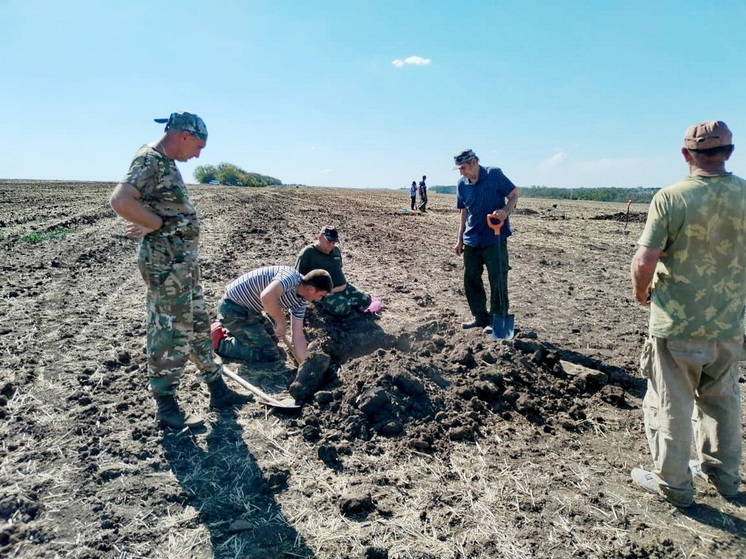 Останки четырех солдат ВОВ были найдены в ходе экспедиции в Ростовской области