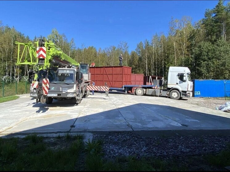 В Юкках началась установка новой станции водоочистки