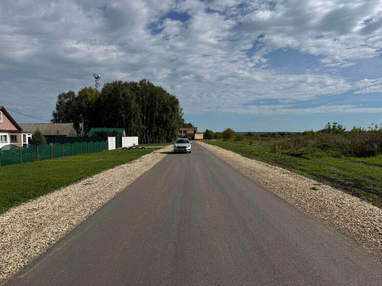 В Наровчатском районе завершили ремонт подъезда к селу Большой Колояр