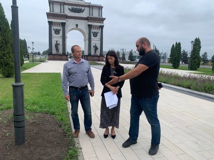 В курском парке «Патриот» решили проблему с освещением