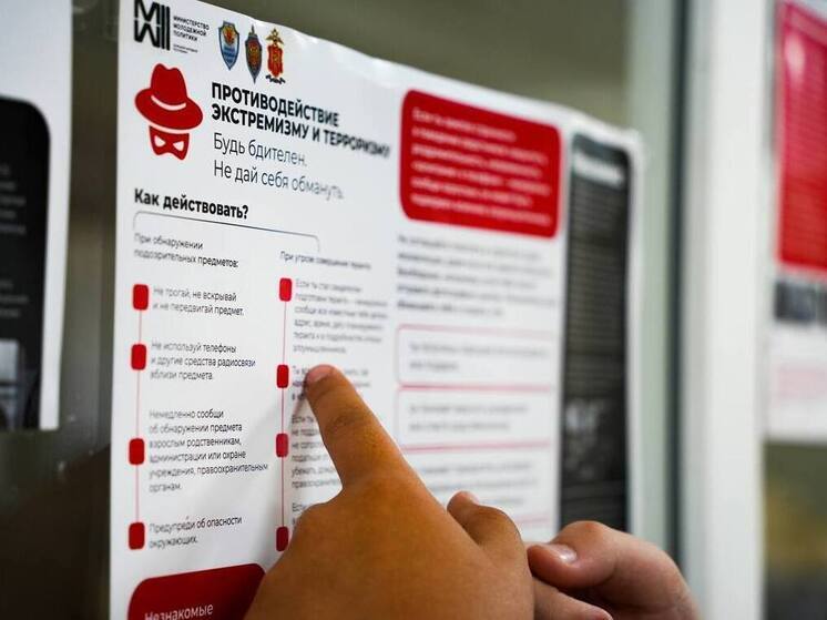 Информационные плакаты по противодействию экстремизму и терроризму распространят по всем школам в ДНР
