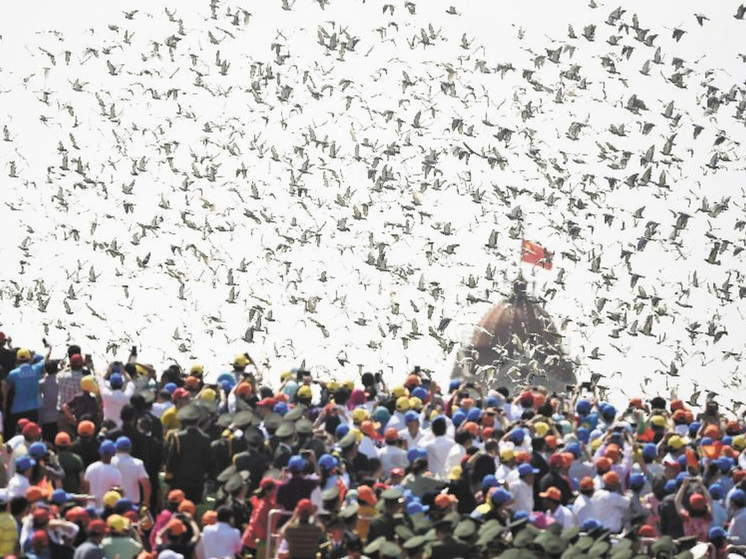 На военном параде Китай показал силу своей современной и многочисленной армии