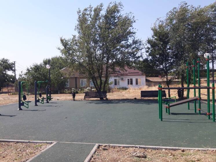 В Новоселицком округе Ставрополья открылась новая воркаут-площадка