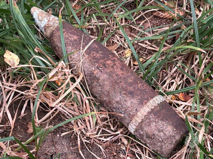 Под Калугой нашли артснаряд