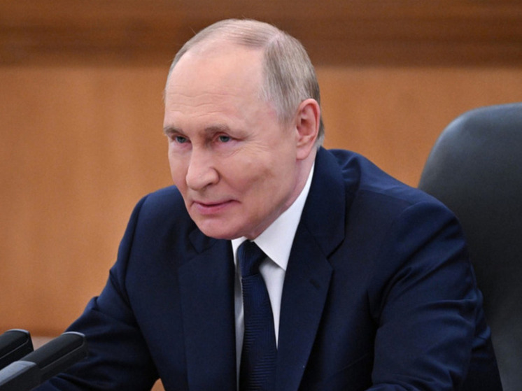 Владимир Путин во время визита в Китай