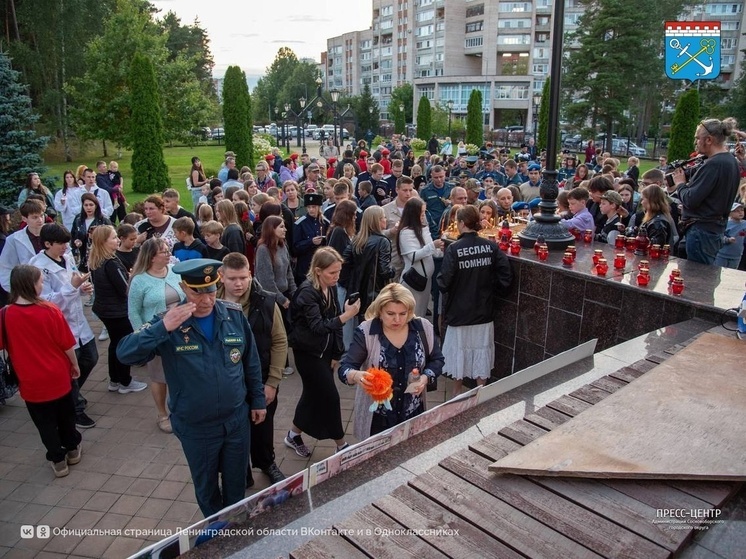 В Ленобласти прошли памятные акции в День солидарности в борьбе с терроризмом