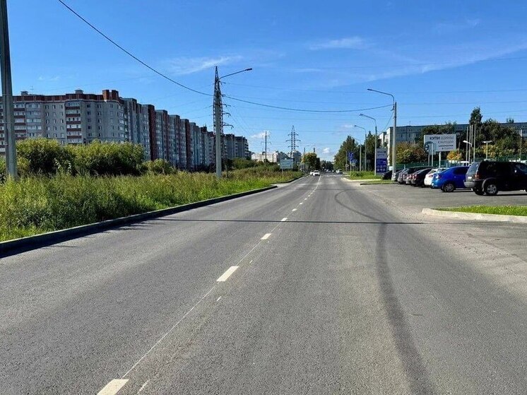 Ремонт улицы Северной в Вологде завершен