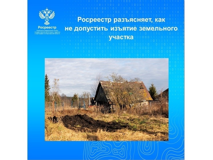 Росреестр разъяснил ярославцам как не допустить изъятие земельного участка