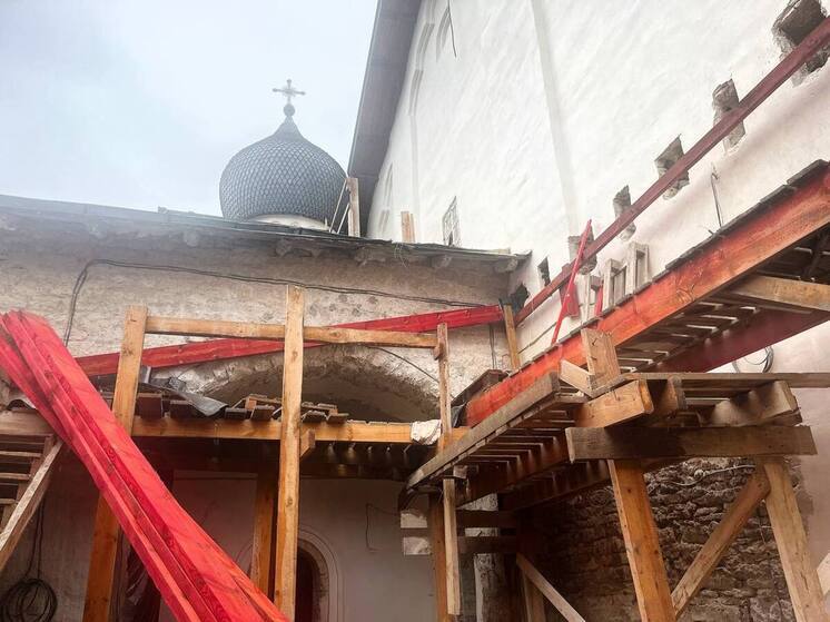 В Пскове завершается реставрация церкви Николы со Усохи