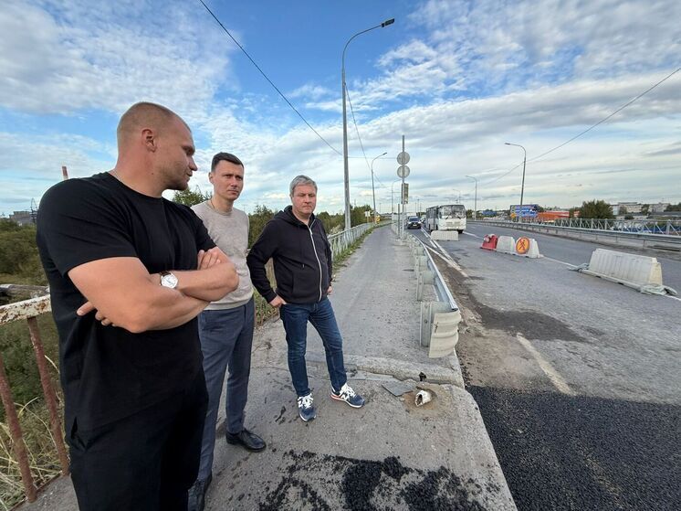 В Архангельске завершается ремонт эстакады