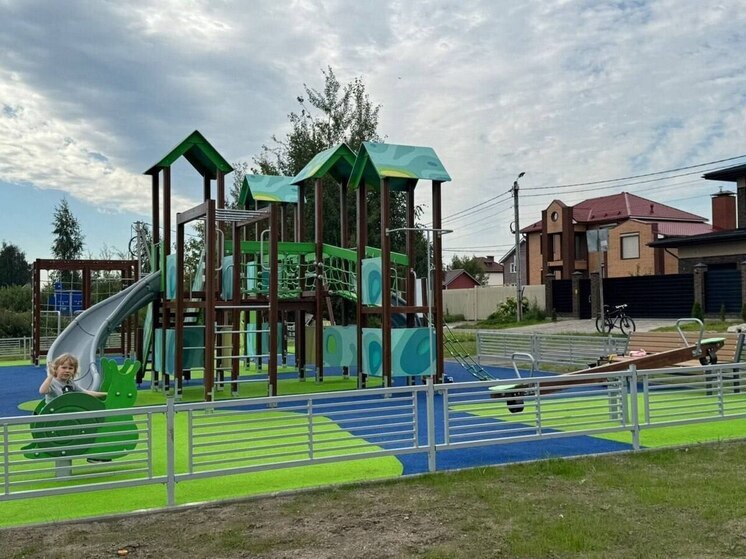 В Балашихе открылись семь новых детских площадок по программе благоустройства