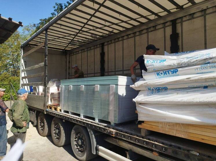 Калужская область помогает городу Первомайску в ЛНР