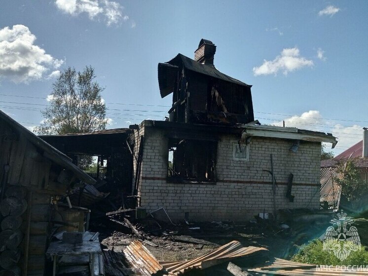 На пожаре в Шуйском районе пострадал пожилой мужчина