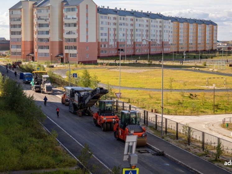 Возле четвертой школы Нарьян-Мара школы обустроили тропиночную сеть
