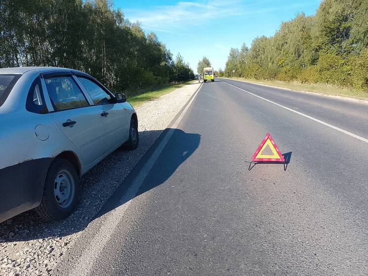 Росгвардия оказала помощь попавшему в ДТП под Рязанью мотоциклисту