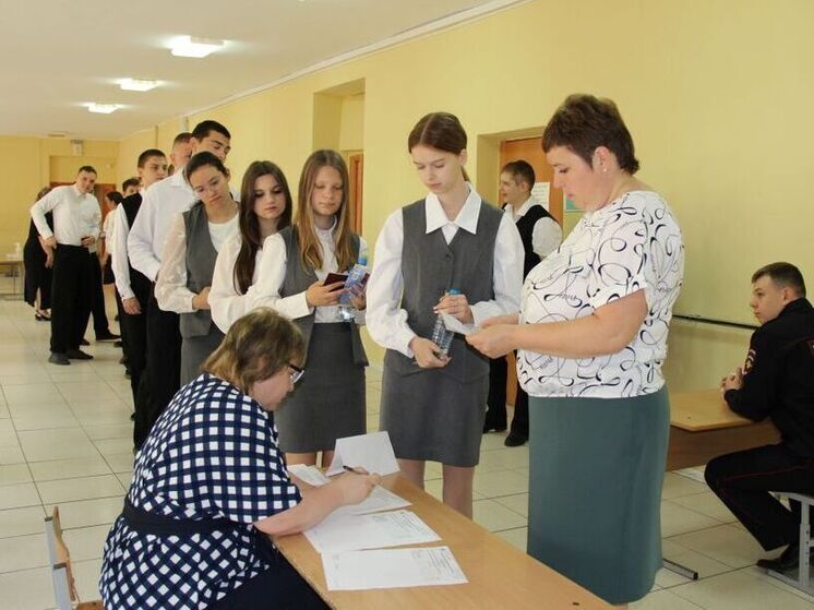 В Орловской области девятиклассники сдали экзамен по русскому языку