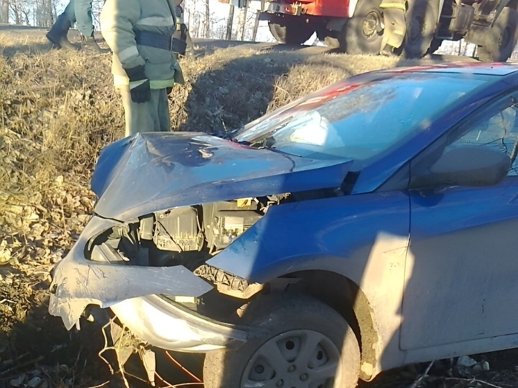 В Каширском районе водитель Chery вылетел в кювет