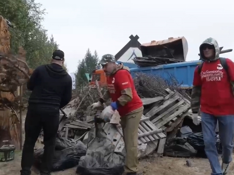 Больше 30 тонн мусора собрали в Тарко-Сале в рамках всероссийской акции