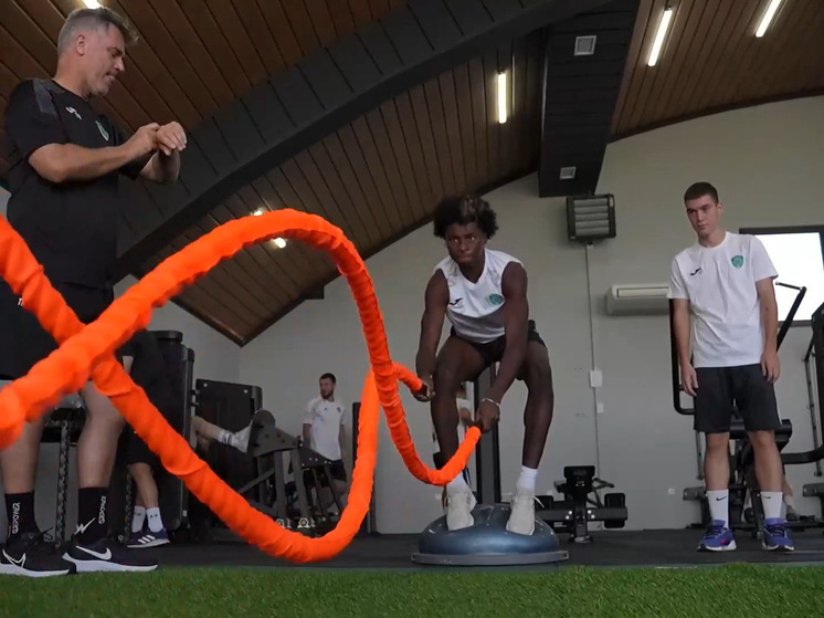 Футбольный клуб «Ахмат» получил в своё расположение современный тренажёрный зал