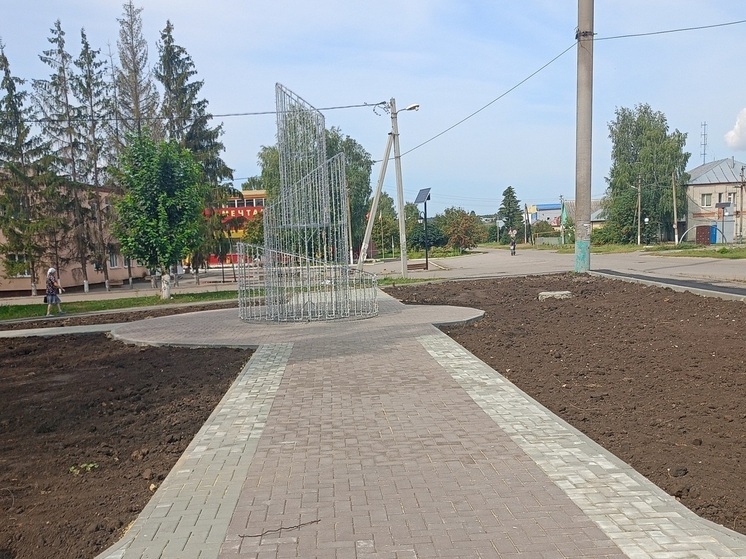 В Малой Сердобе создают светодиодный фонтан в рамках благоустройства парка