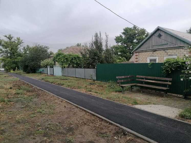 В Изобильненском округе Ставрополья отремонтировали тротуар