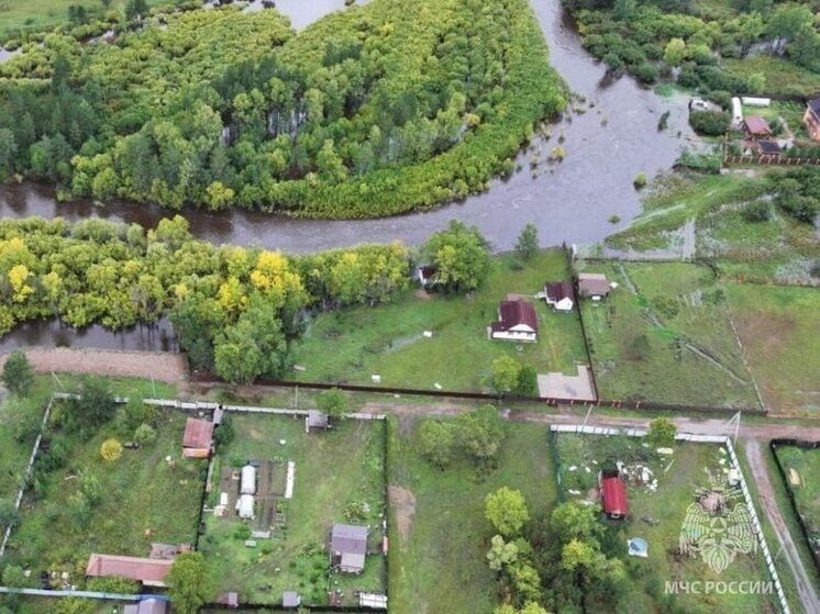 Дачные участки подтопило в пригороде Читы