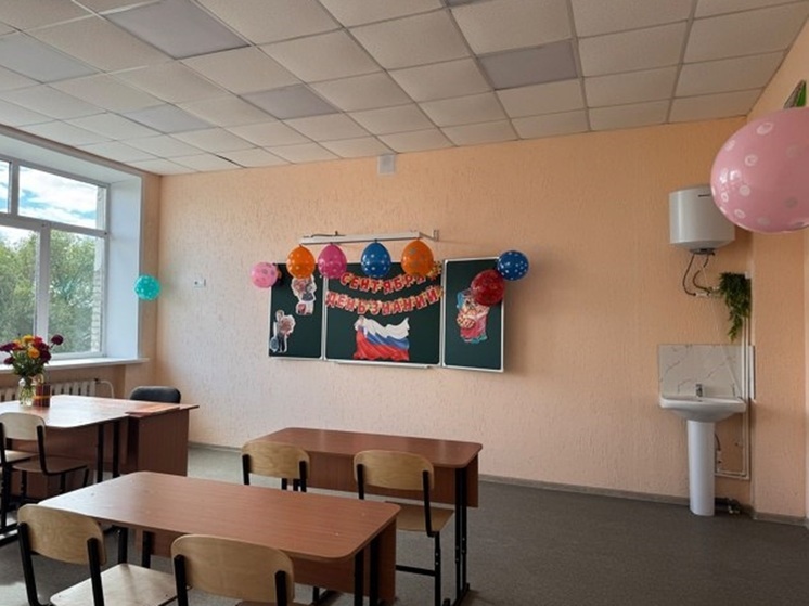 Сельскую школу реконструировали в Петуховском округе