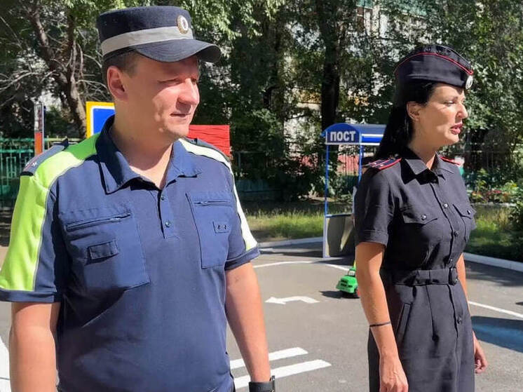 В липецком детском саду открыли площадку для изучения ПДД