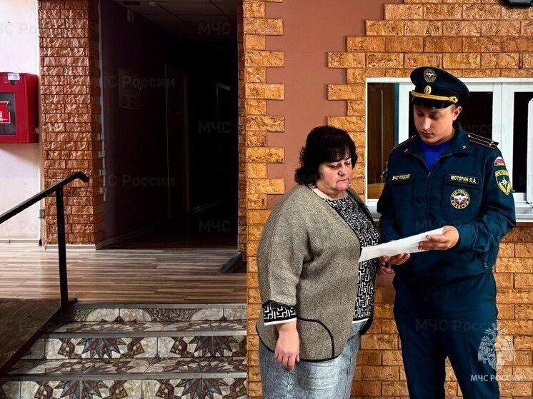  В Кимовске с населением проведен инструктаж по пожарной безопасности
