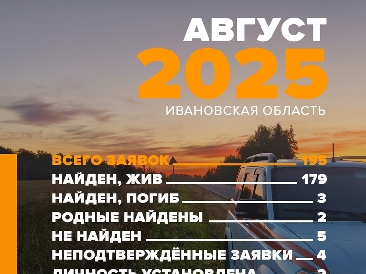 Ивановские волонтеры нашли в августе 179 пропавших жителей