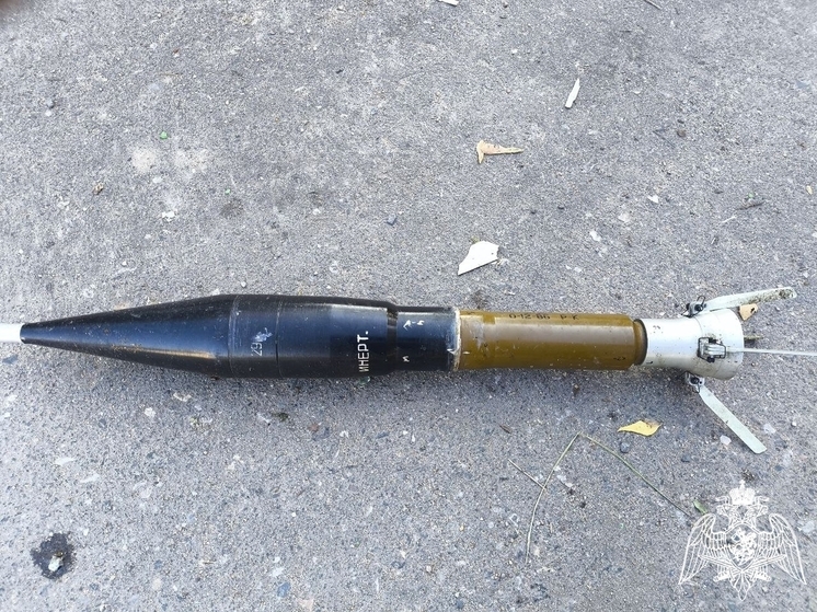 У помойки в Иванове нашли схожий со снарядом предмет