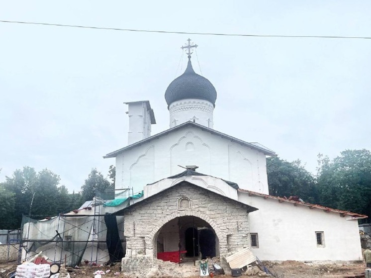 В церкви Никола со Усохи устанавливают теплые полы для сохранности памятника