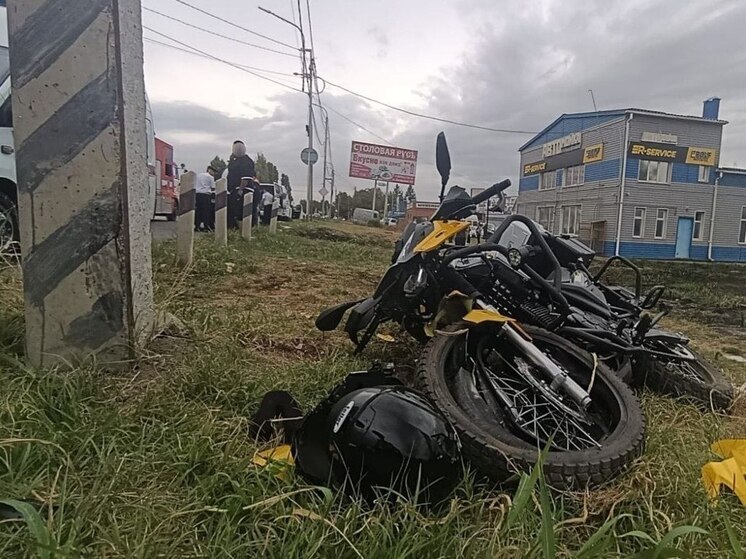 На Ставрополье мотоциклист погиб, протаранив опору ЛЭП