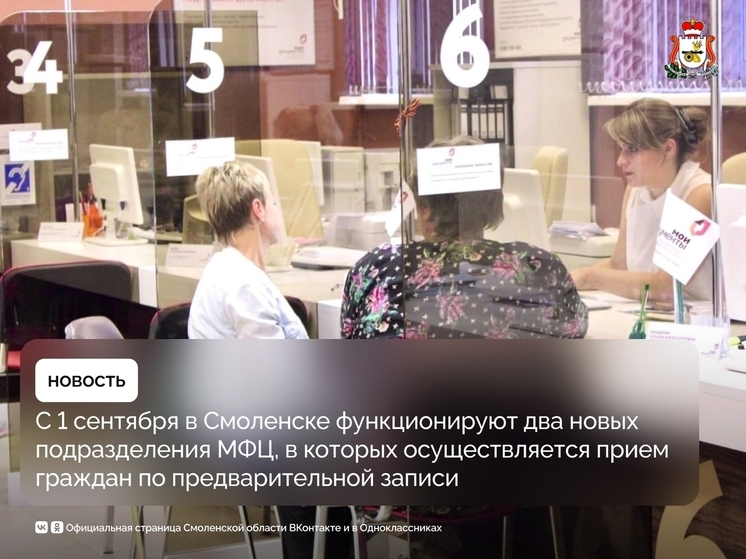 Новые пункты МФЦ упрощают получение государственных услуг смолянам