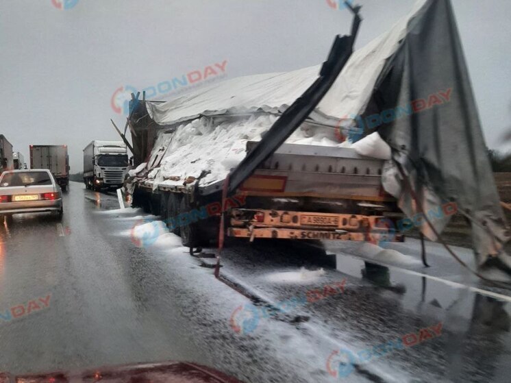 ДТП с большегрузами парализовало движение на трассе «Ростов-Ставрополь»