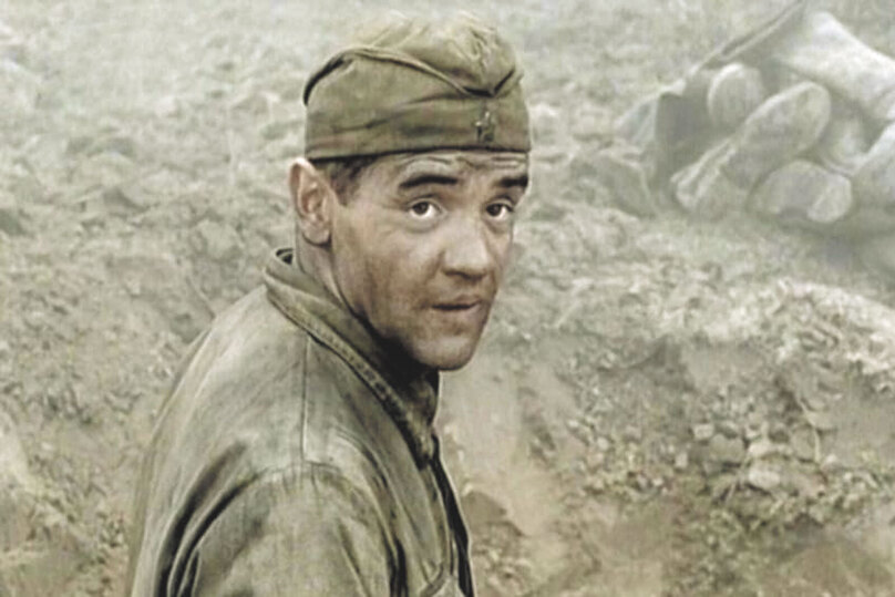 Yuri Shibanov in character in Shtrafbat