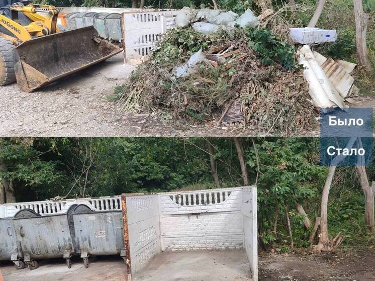 Незаконный мусор нашли на 126 контейнерных площадках Калуги