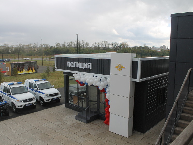 В магнитогорском «Притяжении» появились два модульных пункта полиции