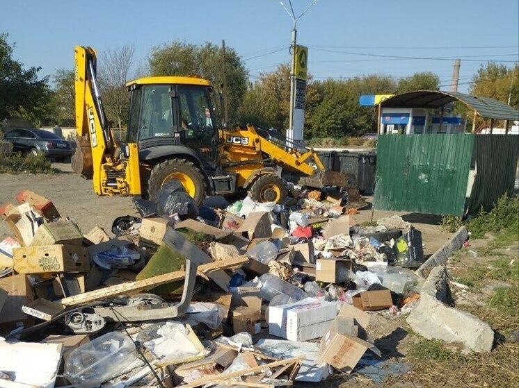 В Мелитополе продолжается ликвидация стихийных свалок