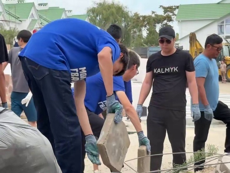 В Элисте продолжается месячник благоустройства