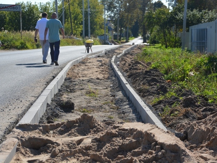 На Митрофановской улице в Иванове оборудуют новый тротуар