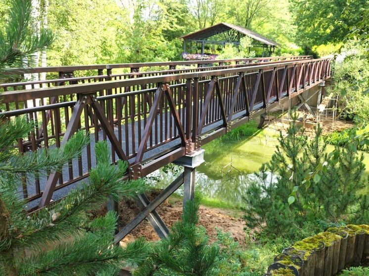 Первый алюминиевый мост открыли в подмосковном Домодедово