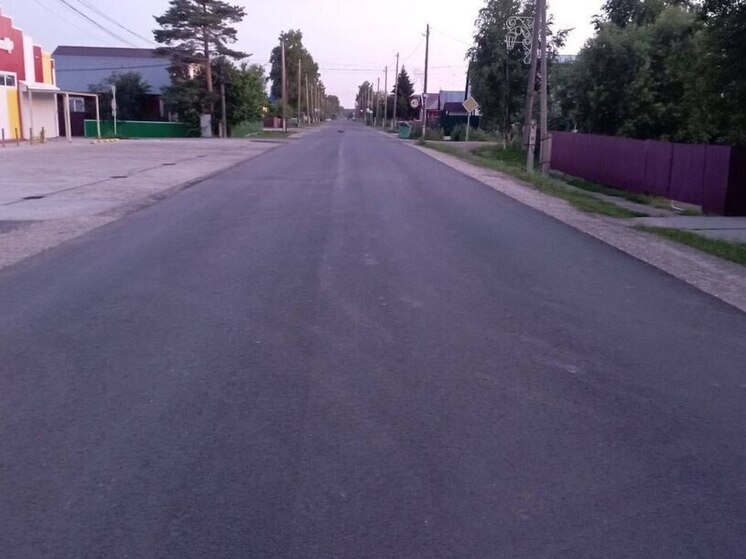 При содействии томской прокуратуры в селе Каргасок отремонтировали дорогу