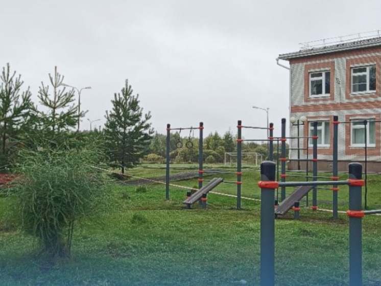 Жители посёлка Надцы Тюменской области благоустроили спортплощадку
